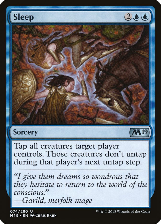 Sleep 74/280 (Core Set 2019) 