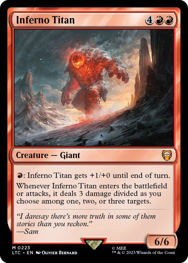 Inferno Titan 223 (Commander: The Lord of the Rings: Tales of Middle-earth) 