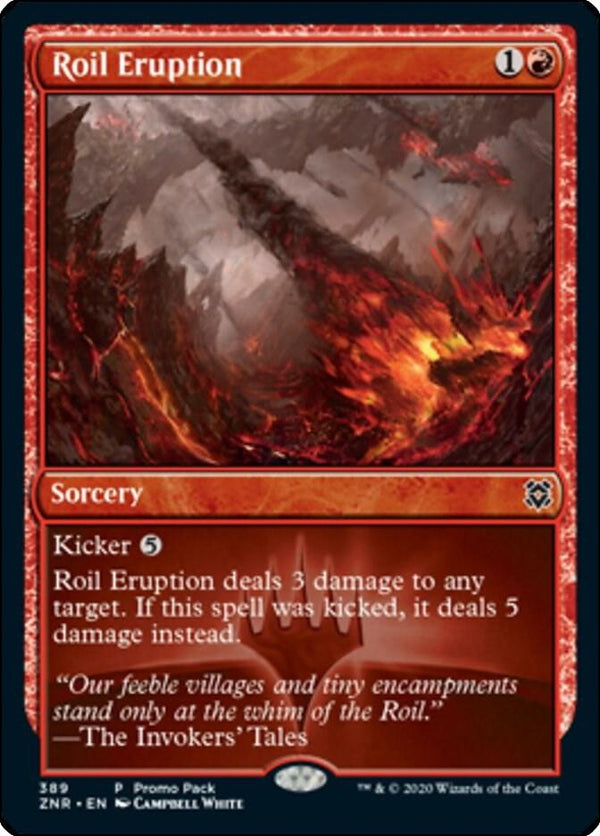 Roil Eruption 389/280 (Promo Pack: Zendikar Rising)  - Foil