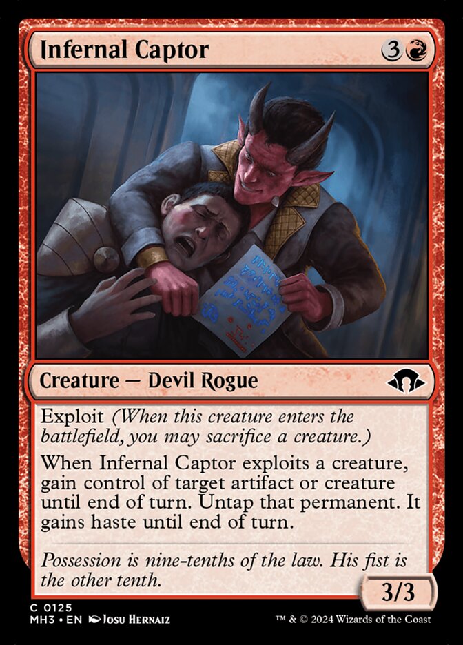 Infernal Captor 125/319 (Modern Horizons 3)  - Foil
