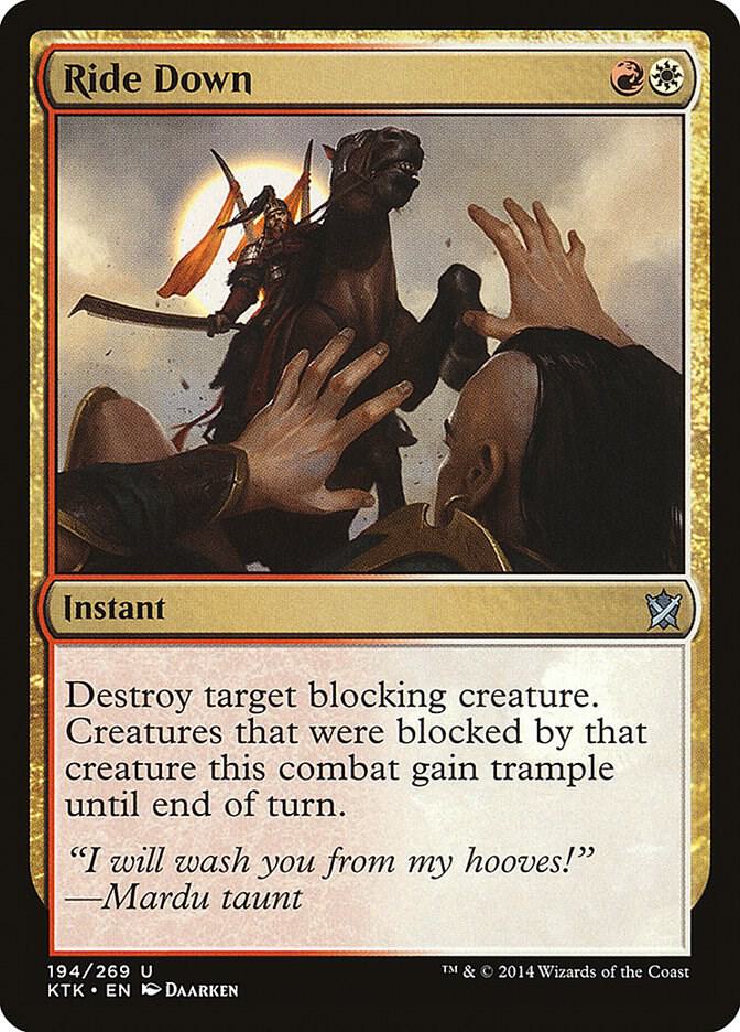 Ride Down 194/269 (Khans of Tarkir) 