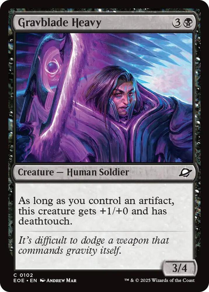 Gravblade Heavy 102/276 (Edge of Eternities)  - Foil