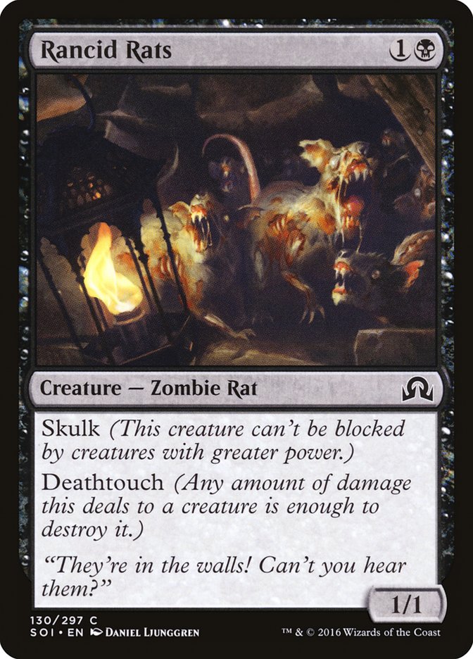 Rancid Rats 130/297 (Shadows over Innistrad) 
