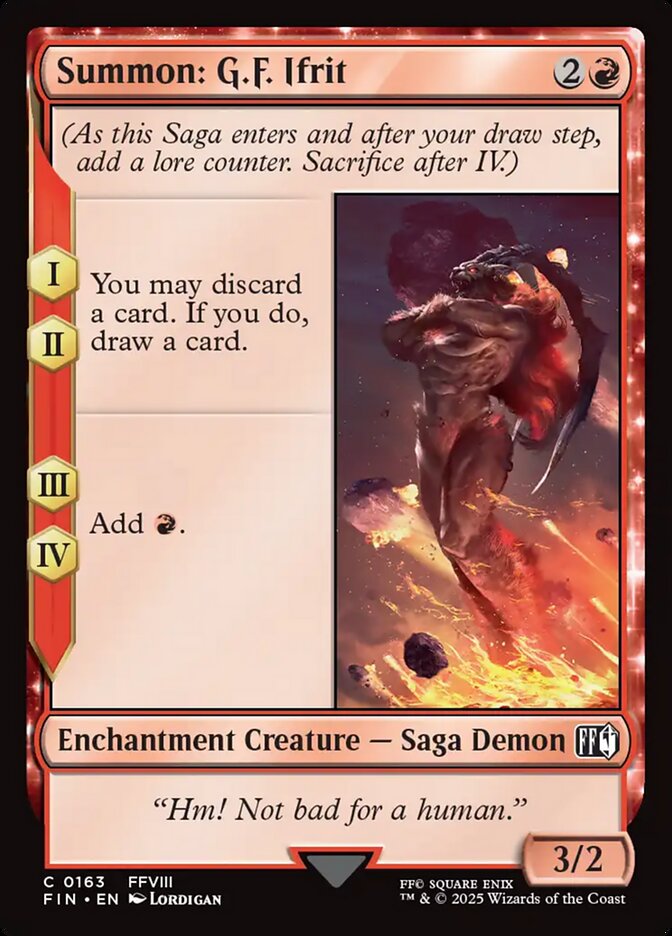 Summon: G.F. Ifrit 163/309 (FINAL FANTASY) 