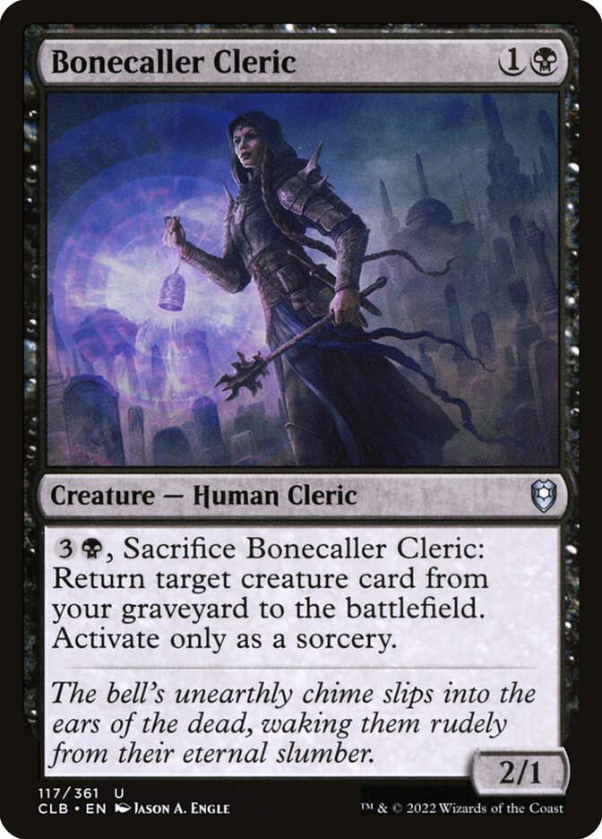 Bonecaller Cleric 117/361 (Commander Legends: Battle for Baldur's Gate) 