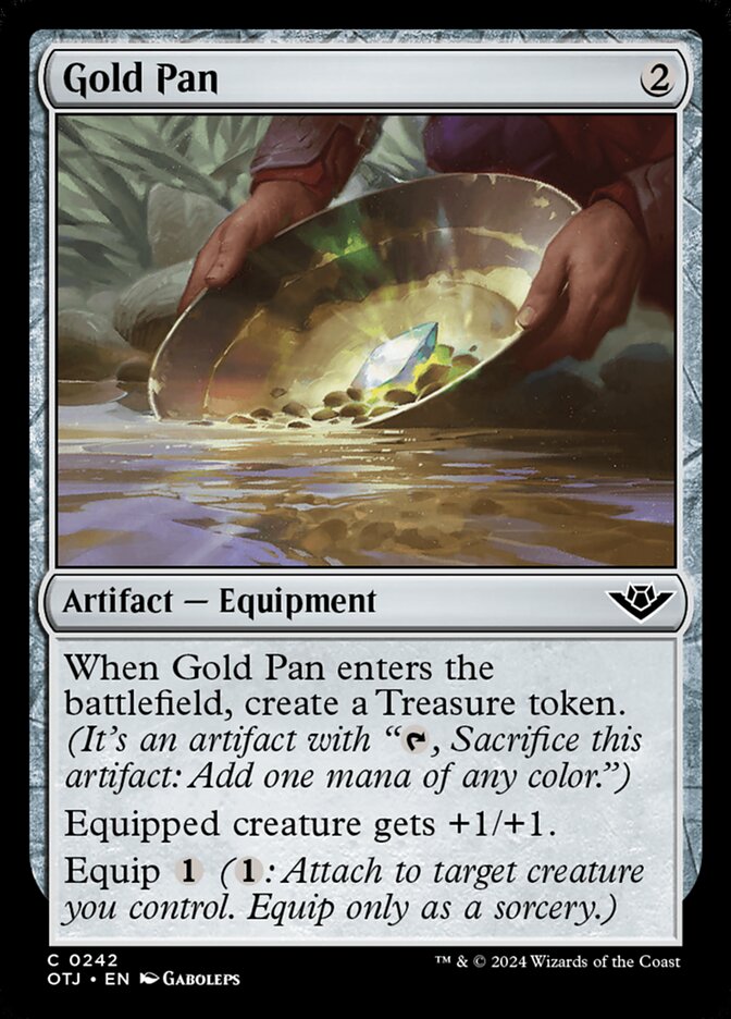 Gold Pan 242/286 (Outlaws of Thunder Junction) 
