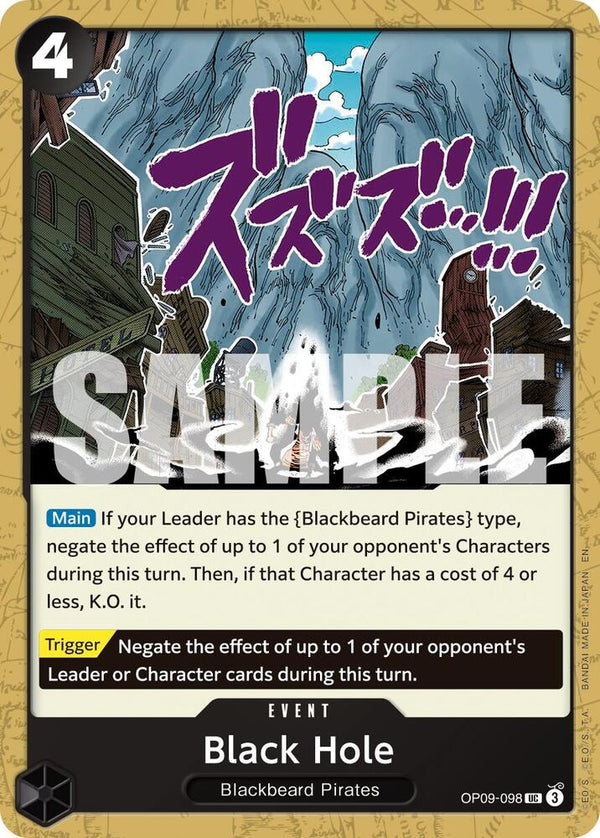 Black Hole (Reprint) OP09-098 (Premium Booster -The Best- Vol. 2) 
