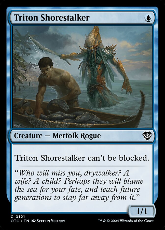 Triton Shorestalker 121/342 (Commander: Outlaws of Thunder Junction) 