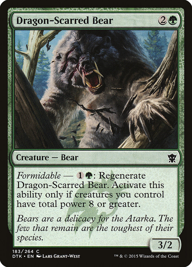 Dragon-Scarred Bear 183/264 (Dragons of Tarkir) 