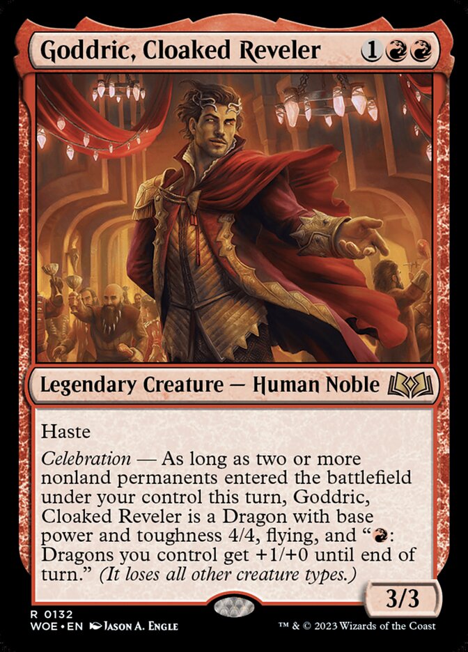 Goddric, Cloaked Reveler 132/276 (Wilds of Eldraine) 