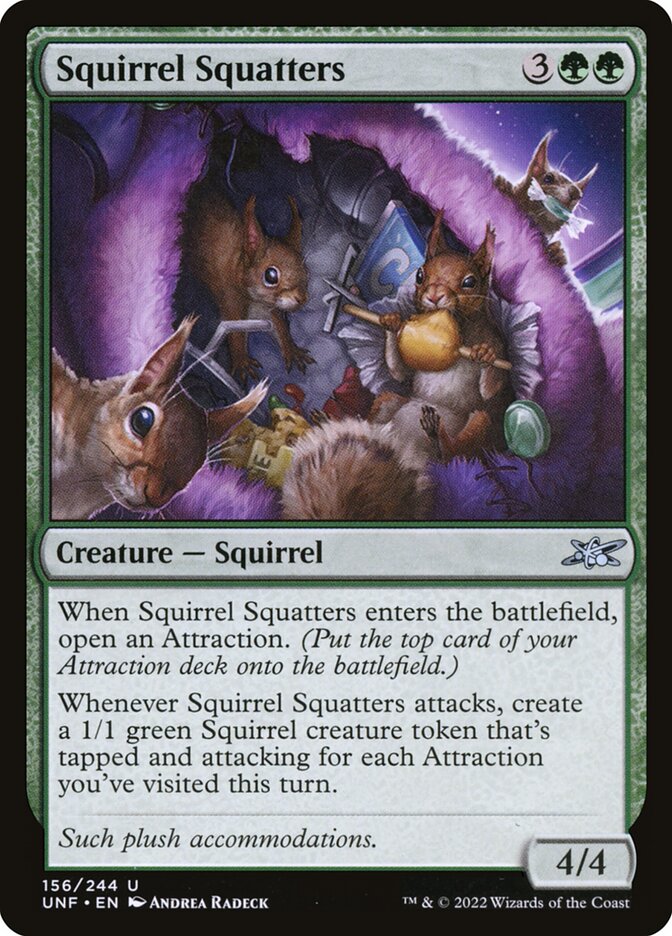 Squirrel Squatters 156/244 (Unfinity) 