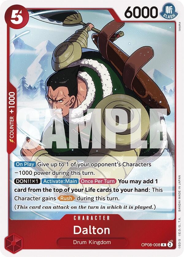 Dalton OP08-008 (Two Legends)  - Foil