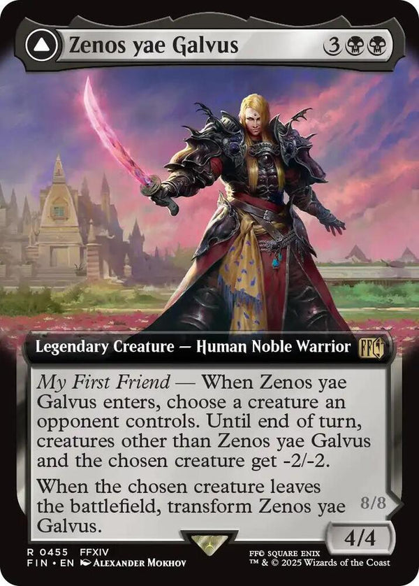 Zenos yae Galvus // Shinryu, Transcendent Rival 455/309 (FINAL FANTASY)  - Extended Art