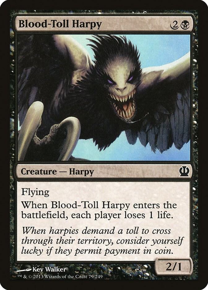 Blood-Toll Harpy 79/249 (Theros) 