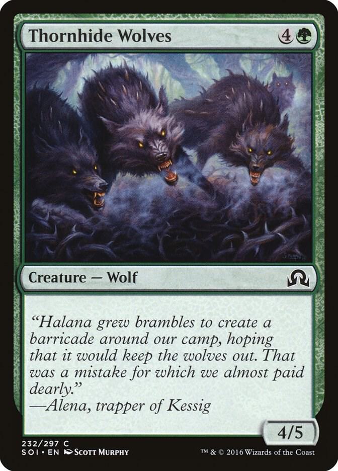 Thornhide Wolves 232/297 (Shadows over Innistrad) 