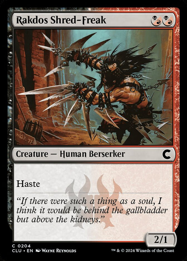 Rakdos Shred-Freak 204/284 (Ravnica: Clue Edition) 