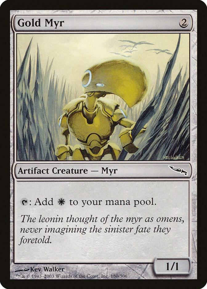 Gold Myr 180/306 (Mirrodin) 