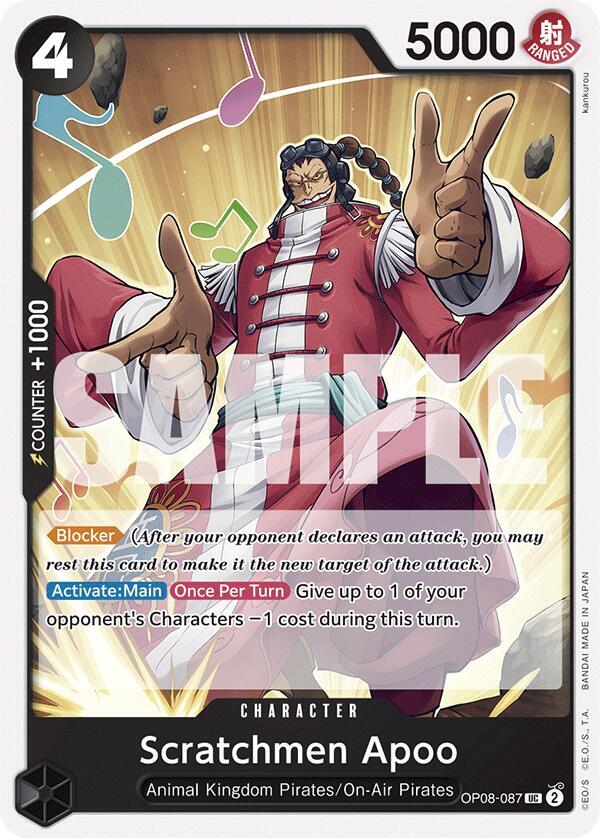Scratchmen Apoo OP08-087 (Two Legends) 
