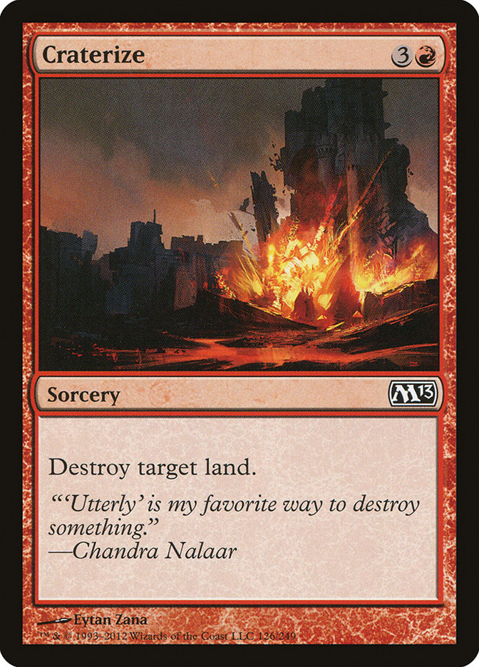 Craterize 126/249 (Magic 2013 (M13)) 