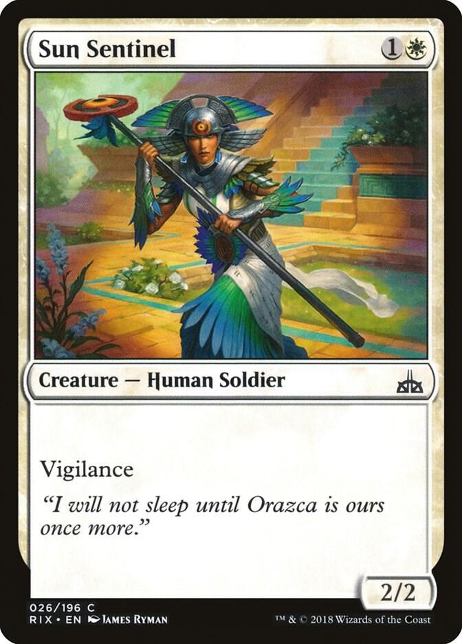 Sun Sentinel 26/196 (Rivals of Ixalan) 
