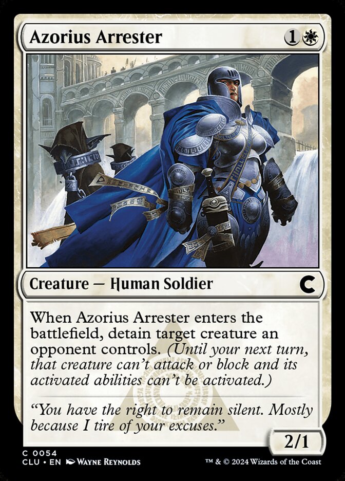Azorius Arrester 54/284 (Ravnica: Clue Edition) 