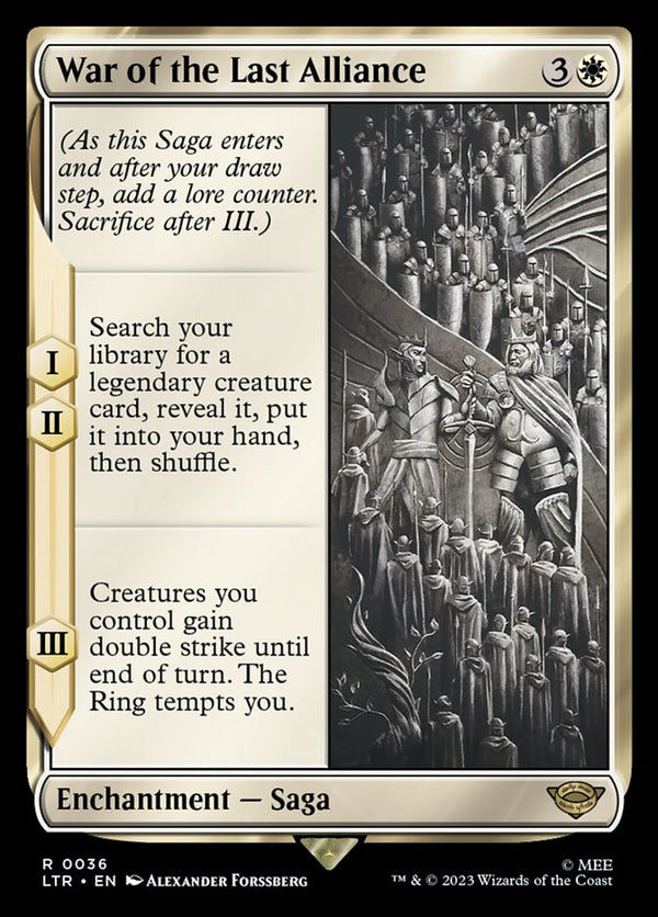 War of the Last Alliance 36/281 (Universes Beyond: The Lord of the Rings: Tales of Middle-earth) 