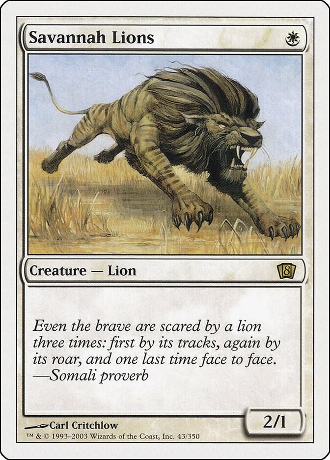 Savannah Lions 43/350 (8th Edition) 