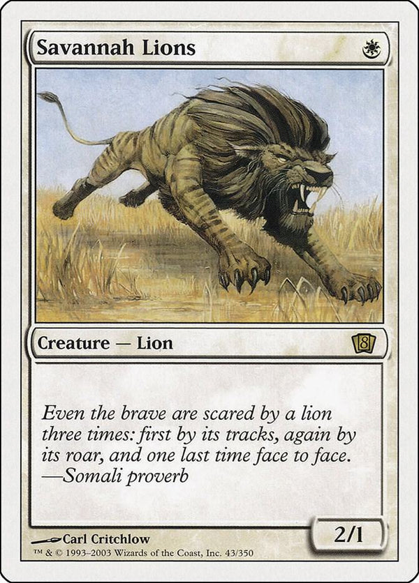 Savannah Lions 43/350 (8th Edition) 