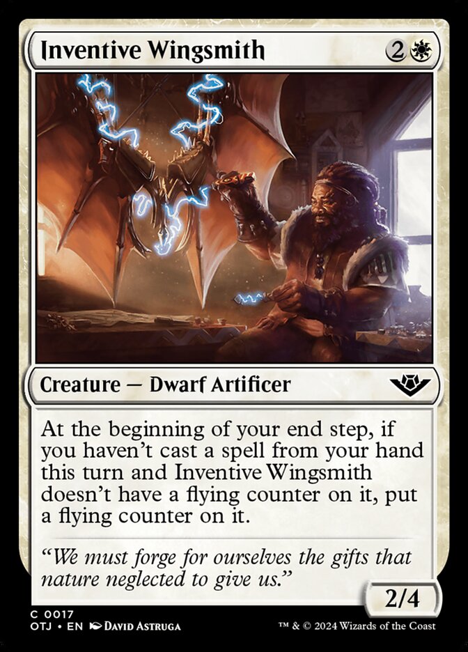 Inventive Wingsmith 17/286 (Outlaws of Thunder Junction) 
