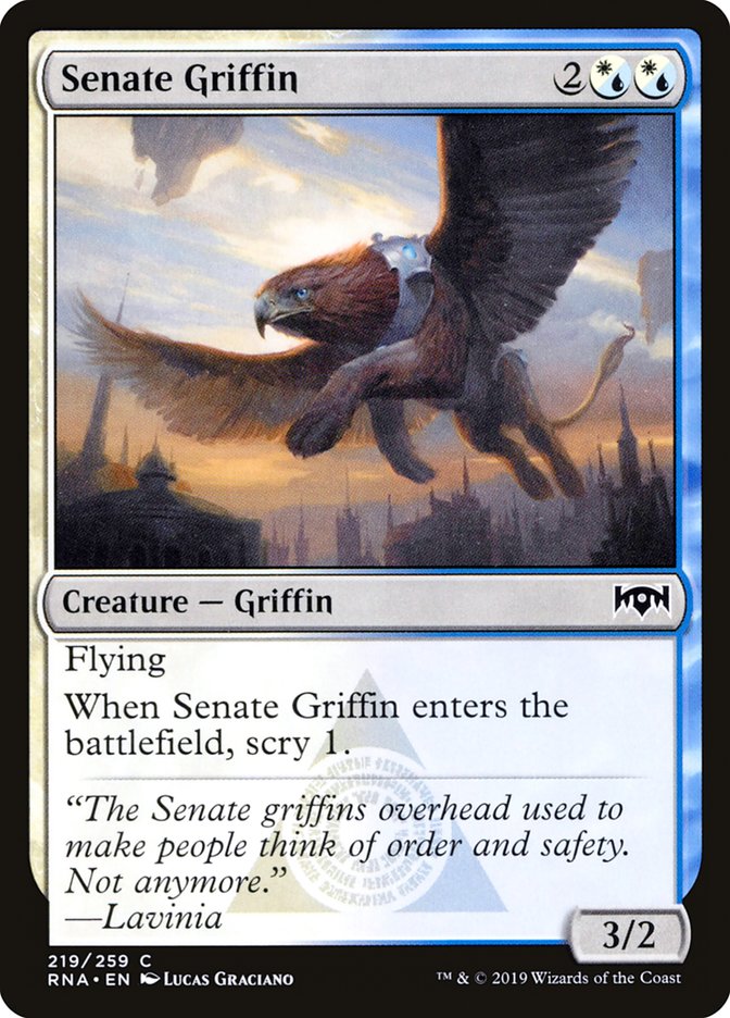 Senate Griffin 219/259 (Ravnica Allegiance) 