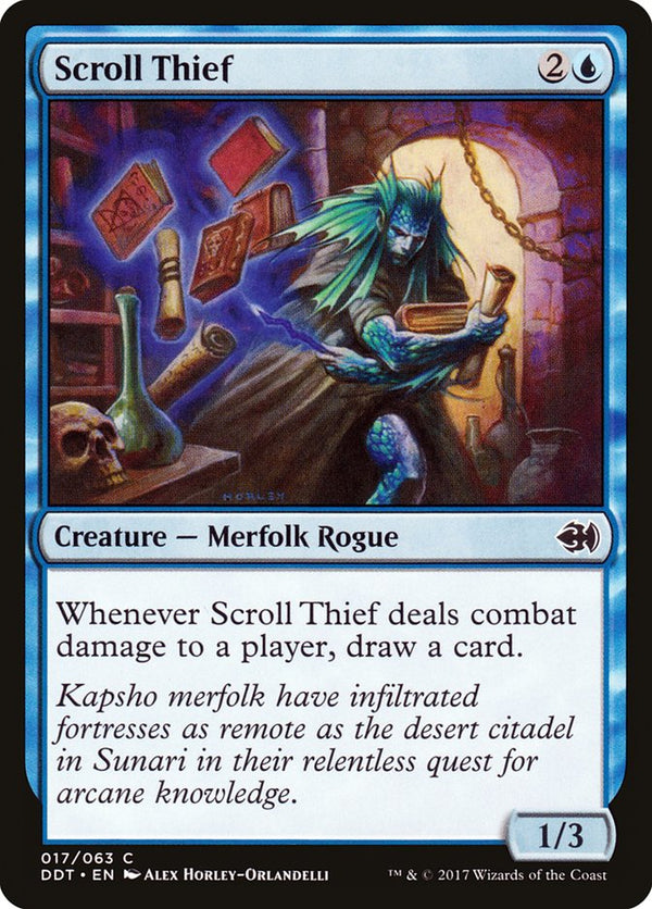 Scroll Thief 17/63 (Duel Decks: Merfolk vs. Goblins) 