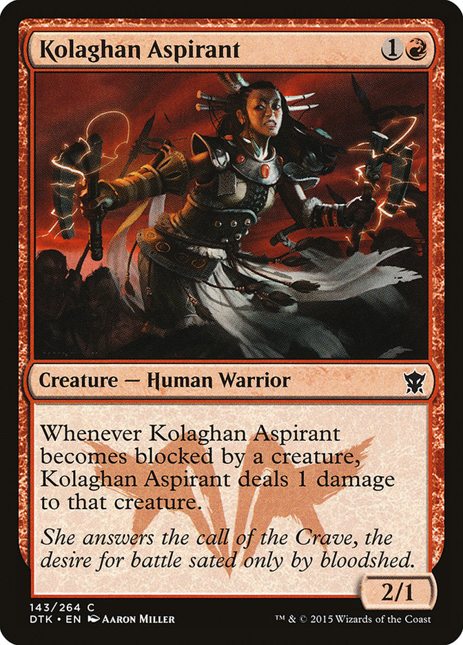 Kolaghan Aspirant 143/264 (Dragons of Tarkir) 