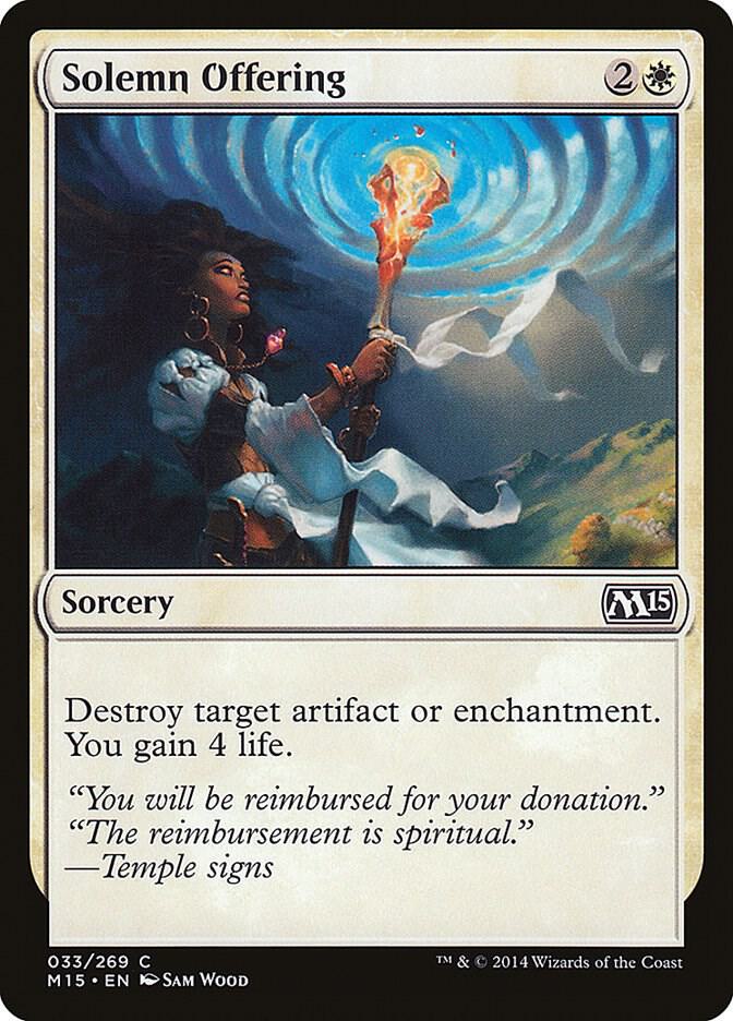 Solemn Offering 33 (Magic 2015 (M15)) 