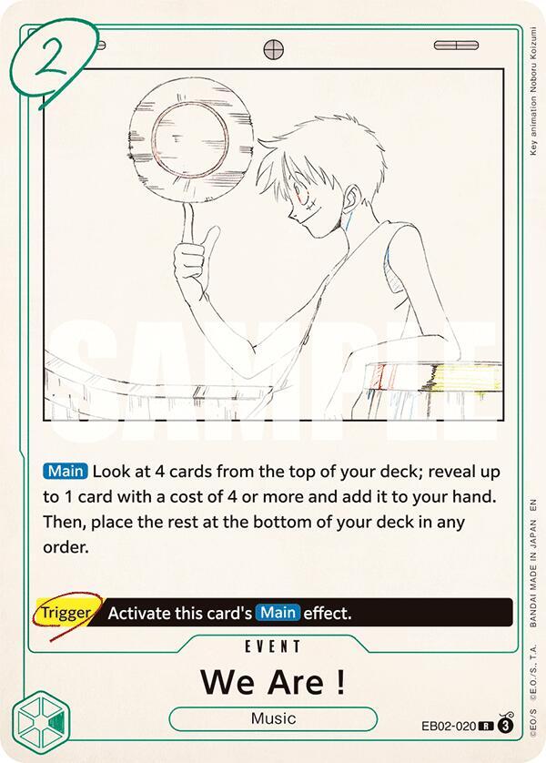 We Are! EB02-020 (Extra Booster: Anime 25th Collection)  - Foil