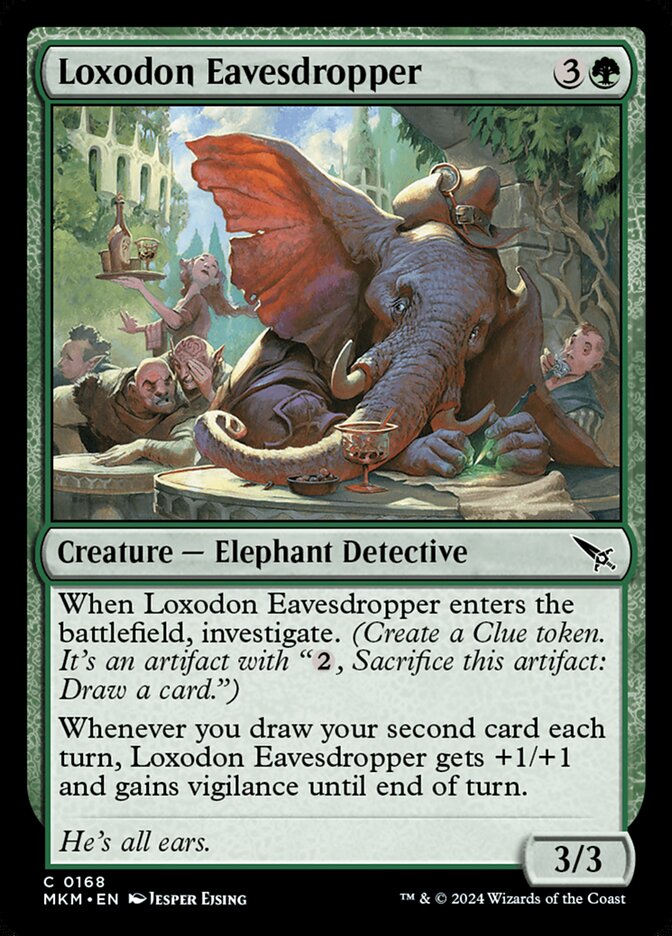 Loxodon Eavesdropper 168/286 (Murders at Karlov Manor) 