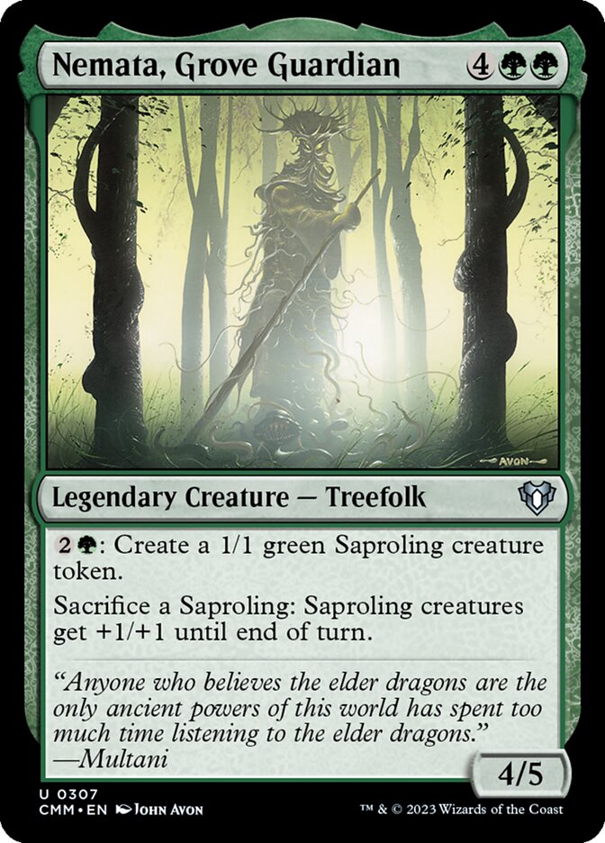 Nemata, Grove Guardian 307/451 (Commander Masters) 