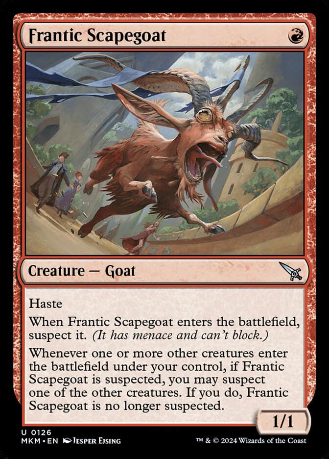 Frantic Scapegoat 126/286 (Murders at Karlov Manor) 