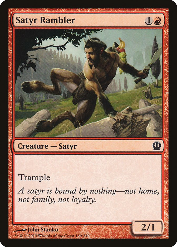 Satyr Rambler 139/249 (Theros) 