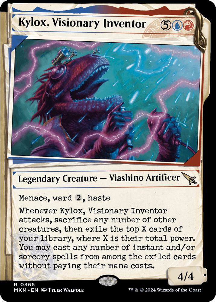 Kylox, Visionary Inventor 365/286 (Murders at Karlov Manor)  - Showcase