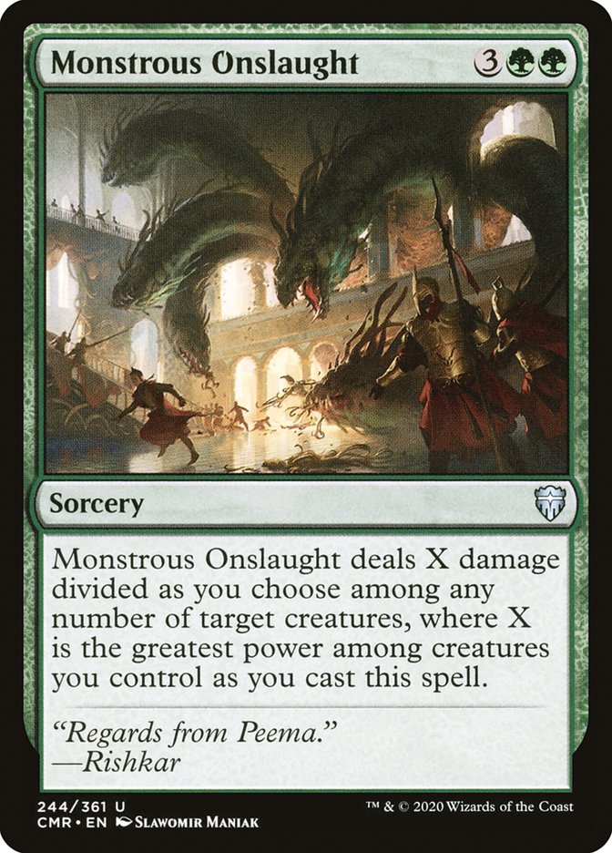 Monstrous Onslaught 244/361 (Commander Legends) 