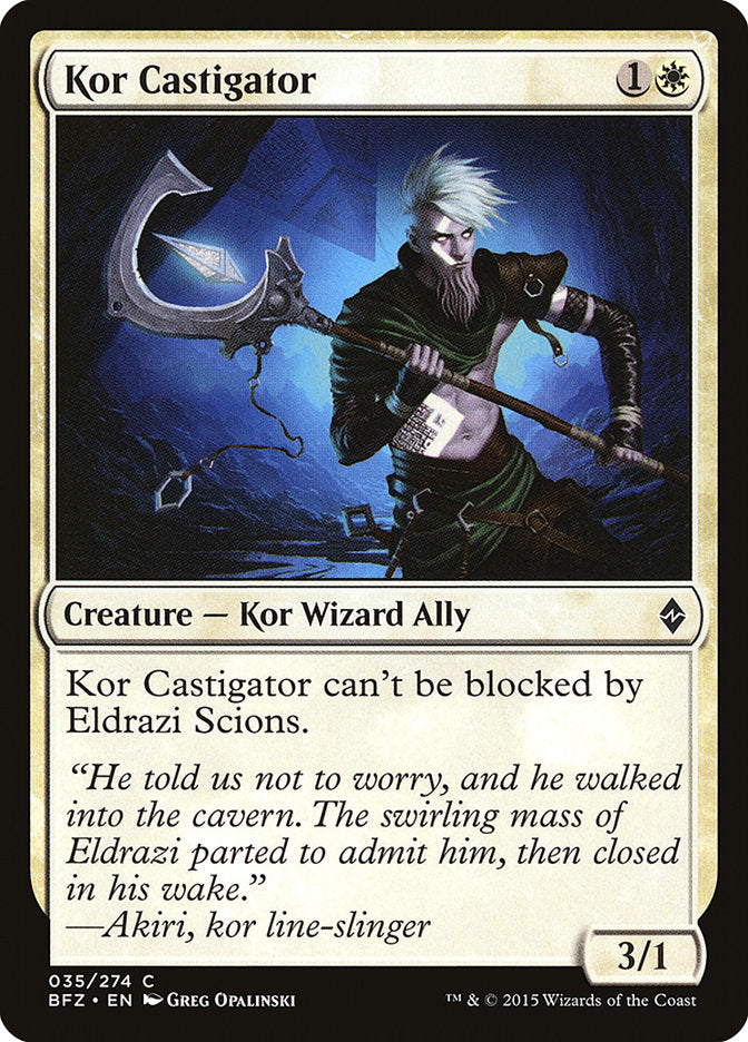 Kor Castigator 35/274 (Battle for Zendikar) 