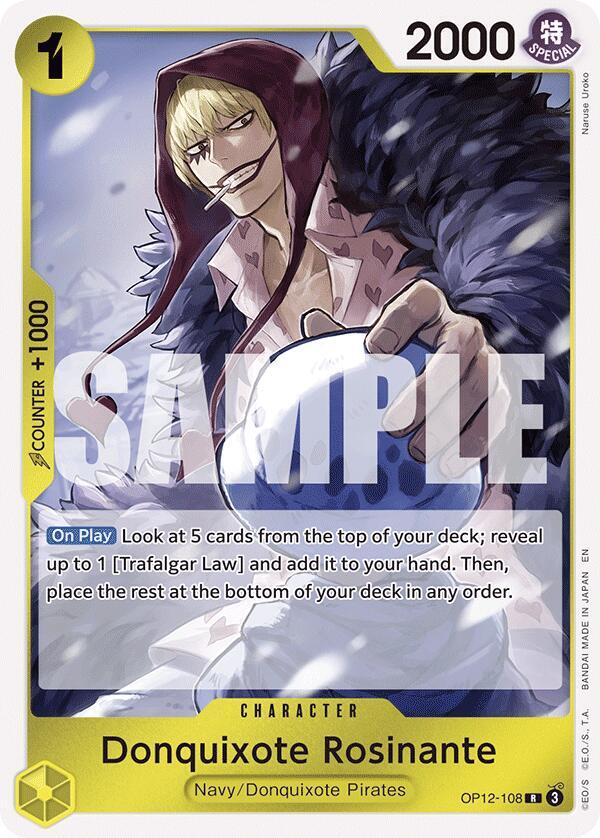 Donquixote Rosinante OP12-108 (Legacy of the Master)  - Foil