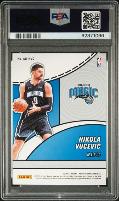 2020 Panini Revolution- Nikola Vucevic - PSA 10 Auto