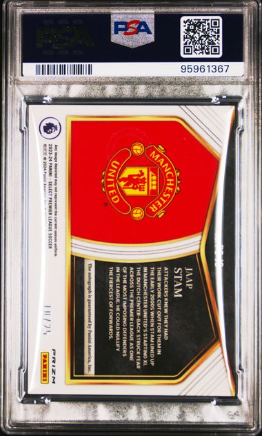 2023/24 Select EPL - Jaap Stam - PSA 9 TyeDye Auto / 25